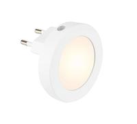 Briloner Leuchten - LED Night Light Socket, Nursing Light Baby, Power Socket with Light Sensor for Kids Room and Hallway, Night Light, Warm White Light