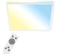 BRILONER Lights - Smart LED Ceiling Light, Works with Amazon Alexa, WiFi Lamp, Backlight Effect, Colour Temperature Control, Dimmable Ceiling Light Remote Control, LED Panel, White, 42 x 42 cm