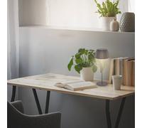 Briloner Loca LED table lamp, anthracite, height 36 cm, metal/plastic