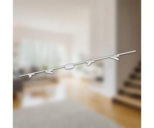 BRILONER - Luxtrail Complete Set of 4 LED Tracklight, Adjustable Lights, Track Light System for Ceiling Spotlight, 2 m, White