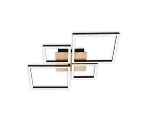 Briloner Mains-Powered Led Black Dimmable Ceiling Lamp