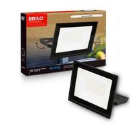 BRILONER - LED Floodlight Outdoor with Neutral White Light, 30W 2700lm, Adjustable, IP65 Dust and Water Resistant, Security Light, Exterior Spotlight, Wall Lamp, Garden, Garage, 14x17x3 cm, Black