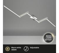 Briloner Mains-Powered Led Chrome Adjustable Ceiling Lamp