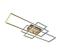 Briloner Mains-Powered Led Gold Brown Dimmable Ceiling Lamp