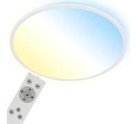 Round LED Panel Ceiling Light Lamp Slim Remote Control Dimmable CCT 48cm White
