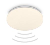 LED Bathroom Ceiling Lamp Round Motion Sensor Light 27cm 12W IP54 White