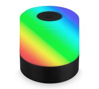 BRILONER - Mini LED Table Lamp Wireless with Touch, Dimmable in Levels, Colourful RGB+W Light, Bedside Lamp, Reading Lamp, LED Lamp, Camping Lamp, Table Lamp, Battery Lamp, Outdoor Lamp, 7 x 7 cm,