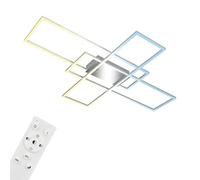 Briloner Mains-Powered Led Chrome Dimmable Ceiling Lamp