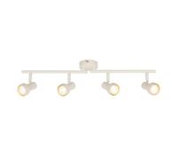 BRILONER - Ceiling Light, Adjustable, GU10 Socket, max. 9W, Spotlight, Ceiling Lights Living Room, Lights for Bedroom, Hallway, Kitchen, Spot Lamp, Lounge, 60.5 cm, Off White