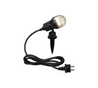 Briloner - Outdoor lamp, Outdoor lamp, Ground Stake, Wall Light, Swivel and Swivel Spotlight, GU10, IP44, 3 watts, 250 lumens, 3,000 Kelvin, 110x195x95 mm (WxHxD)