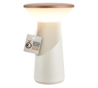 BRILONER - Pilia Rechargeable LED Table Lamp, Stepless Touch Dimmer, IP44, USB-C Charging, Night Light, Bedside Lamps, Battery Lamp, German Design Award Winner 2026, 15 x 24 cm, Warm Grey Coffee