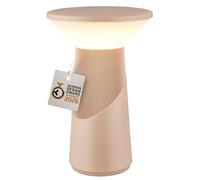BRILONER - Pilia Rechargeable LED Table Lamp, Stepless Touch Dimmer, IP44, USB-C Charging, Night Light, Bedside Lamps, Battery Lamp, German Design Award Winner 2026, 15 x 24 cm, Beige