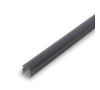 BRILONER - Pimp Your Panel Diffuser, Plastic Profile, Accessory Acoustic Panels, Gap Width 11 mm, Clampable, Can Be Shortened, 1.3 m, Smoke Look