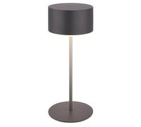 BRILONER - Rechargeable LED Table Lamp IP44 with Touch, Dimmable, Light Edge, LED Light, Battery, Cordless, 8X18 cm, Anthracite