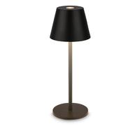 BRILONER Nano LED Table Lamp Black Rechargeable Light Dimmable Cordless 1, 5W Briloner Black