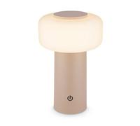 BRILONER LED Table Lamp Rechargeable Night Light 20.6cm Beige Briloner Beige