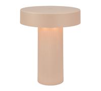 BRILONER - Rechargeable LED Table Lamp, Stepless Touch Dimmer, Memory Function, IP44, USB-C Charging, Replaceable Battery, Night Light, Bedside Lamps, Battery Lamp, 16 x 20 cm, Beige