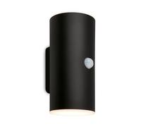 BRILONER Sensor Black 2x6W Battery Powered LED Outdoor Wall Light Briloner Black
