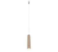 BRILONER - Rechargeable Pendant Light, Dimmable, Touch Control, Warm White, Height Adjustable, Battery Operated Pendant Light, Hanging Rechargeable Lamp, Dining Room Lights, 4.5 x 160 cm, Beige