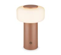 BRILONER Rechargeable Table Lamp in Coffee 20, 5cm in Brown Briloner Brown