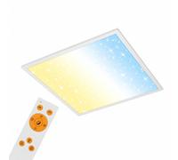 Briloner LED panel Pallas, white, dimmable, CCT, 59.6x59.6cm