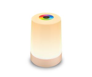 BRILONER RGBW Cordless Beige Battery Powered LED Table Lamp Briloner Beige