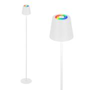 BRILONER - RGBW LED Floor Lamp Wireless with Touch, Continuously Dimmable, Battery & Light Source Exchangeable, 133 cm High