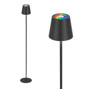 Briloner Rgbw Standing Floor Lamp Anthracite Rechargeable Dimmable Touch Control Ip44 Outdoor