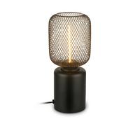 Briloner Rist table lamp, black, height 22 cm, metal