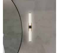 Briloner Led Mirror Light Bathroom Wall Lamp Black Wood 40Cm, 7W, 690Lm