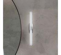 BRILONER - LED Bathroom Mirror Lamp IP44 Splash-Proof, Wall-Mounted, 4,000K Neutral White, Makeup Mirror LED Lights, Bath Mirror Light, Wall Light Bathroom, Bath Wall Lights, 40X6.5X4.5 cm, Silver