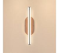 Briloner Ruth LED wall light, bronze/anthracite, height 30 cm, 3,000 K