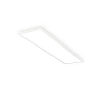 Briloner Simple A LED panel, white, 100 x 25 cm, metal, 4,000 K