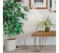 Briloner Skriva floor lamp, beige, adjustable, metal, GU10