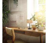 Briloner Slama table lamp, natural colour, seagrass, height 42 cm