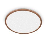 BRILONER - LED Panel with Indirect Light, Starry Sky, Neutral White Light, LED Panels 37.5 X 4.5 cm, Coffee