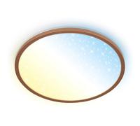 Briloner Slim Led Panel Ceiling Light Bedroom Lamp Dimmable Remote Starry Sky Effect Cct 37,5Cm, 22W, 3000Lm