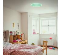 Briloner Slim LED panel RGBW effect Ø 29.3 cm, white