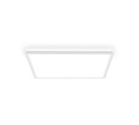 Briloner Tava A LED ceiling light, 42 x 42 cm, plastic, white