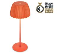 BRILONER Touch Dimmable Rechargeable Wireless Indoor Outdoor LED Table Lamp in Orange Briloner Orange