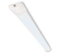 BRILONER - Under Cabinet Light with Daylight-White LED, Linkable, 30W and 3300lm, Kitchen Under Cabinet Lighting, LED Lights for Cupboard, 121.5 x 7 x 2.5 cm, White