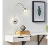 Briloner Wall lamp 2178012 Double-Switch, matt nickel