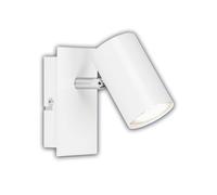 BRILONER - EEK A LED Wall Spot, 3000K Warm White, 2W, 450 Lumen, Approx. 50,000h, Modern White, 4.72" L x 3.15" W x 4.84" H, Ideal for Living Room, Bedroom, Kitchen, Hallway