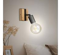 Briloner Wall light Wood Basic, 1-bulb