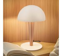 Briloner Wanda table lamp, brown/grey, E14, height 23 cm, metal