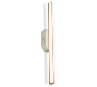 BRILONER Warm Grey Coffee 12W Warm White LED Wall Light in Brown Briloner Brown
