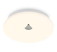 Round LED Ceiling Light Lamp Motion Detector Sensor IP20 26 cm 12W Warm White