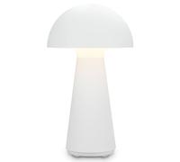 Briloner - LED Table Lamp, Rechargable Lamp, Night Light, Dimmable Mushroom Lamps, Touch Bedside Lamps, Desk Lamp, IP44, Cordless Light, LED Outdoor Camping Light, Garden Lights, 28 x16 cm, White