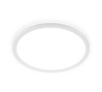 BRILONER White Bathroom LED Ceiling Light 18W, 2400lm, 4000K, IP44 290x30mm Briloner White