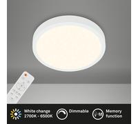 Briloner Mains-Powered Led White Dimmable Surface Light (Dia)28Cm